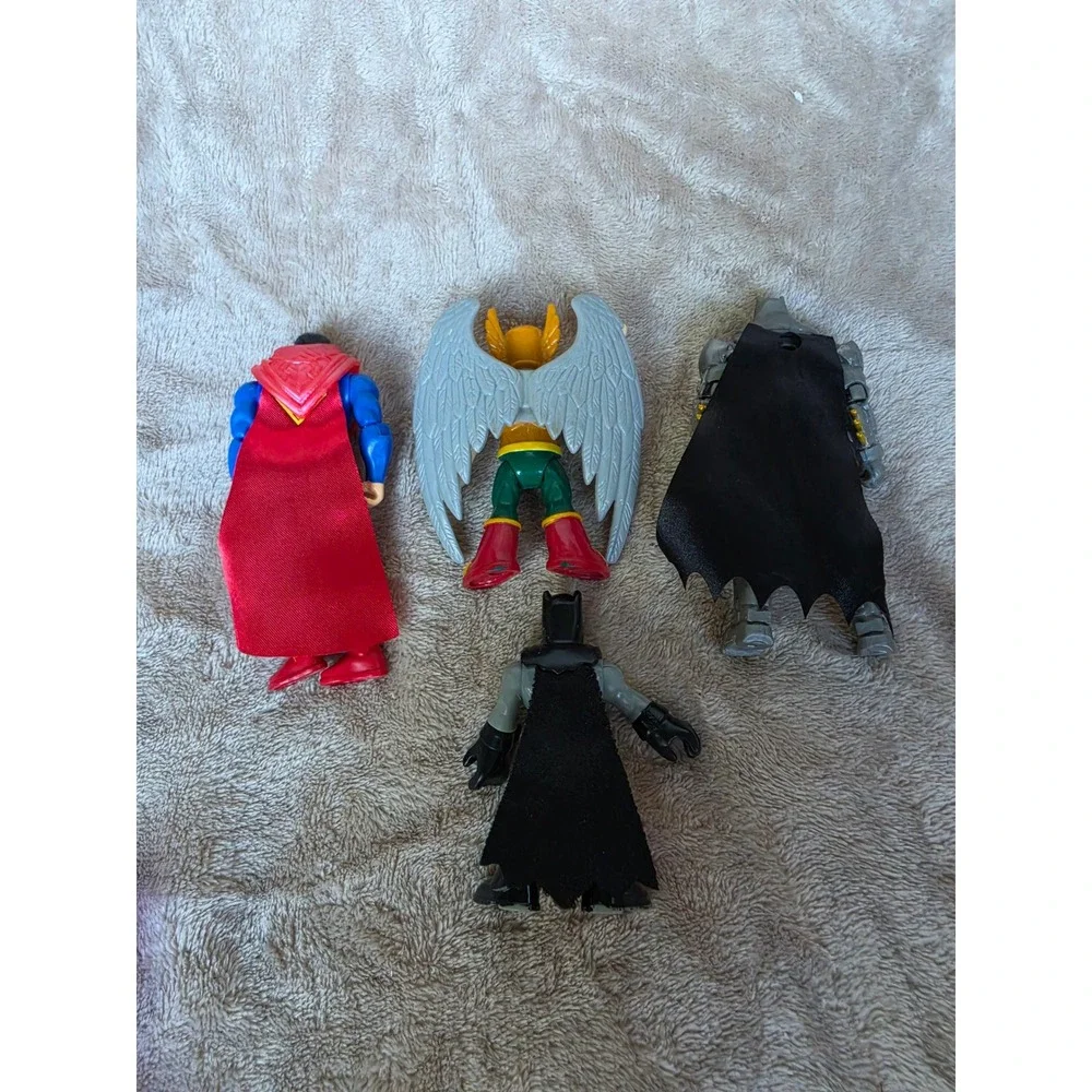 DC Comics Justice League Figure Lot Superman Hawkman Armored Batman Imaginext